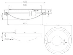 Trio Leuchten Bad Deckenleuchte CONDUS In Chrom Mit Glas Opal Weiß Ø 31,5cm - Badlampen -Licht Welt Geschaft bad deckenleuchte condus in chrom mit glas opal we 7