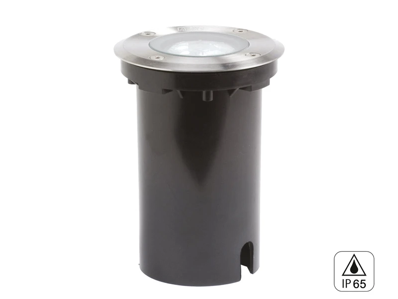 Konstsmide Bodeneinbaustrahler, Außenleuchte Rund, Ø 11cm, IP65, Edelstahl, Bis 1500 Kg 2 Konstsmide Bodeneinbaustrahler, Außenleuchte Rund, Ø 11cm, IP65, Edelstahl, Bis 1500 Kg – Bild 2