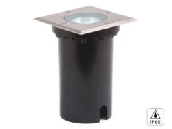 Konstsmide Bodeneinbaustrahler Eckig, 11cm, IP65, Edelstahl, Bis 1500 Kg