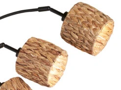 MeineWunschleuchte Bogenlampe 5flammig LED Dimmbar 190cm Groß, Metall Schwarz Lampenschirme Seegras 9 MeineWunschleuchte Bogenlampe 5flammig LED Dimmbar 190cm Groß, Metall Schwarz Lampenschirme Seegras -Licht Welt Geschaft bogenlampe 5flammig led dimmbar 190cm gross metall 4