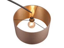 Trio Leuchten Bogenleuchte MANSUR Metall Schwarz Stoff Lampenschirm Taupe, 210cm Hoch 14 Trio Leuchten Bogenleuchte MANSUR Metall Schwarz Stoff Lampenschirm Taupe, 210cm Hoch -Licht Welt Geschaft bogenleuchte mansur metall schwarz stoff lampensch 6