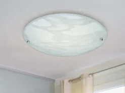 Trio Leuchten Deckenleuchte / Deckenschale LANA, 1 X E27, Ø 25cm, Glas Alabsterfg. Weiss