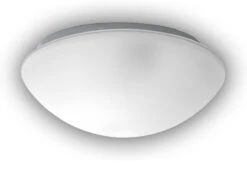 Niermann Deckenleuchte / Deckenschale Rund, Glas Satiniert Mit Klarrand, Ø 35cm