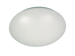 Niermann Deckenleuchte / Deckenschale Rund, Kunststoff Opalweiß, Ø 36 Cm