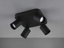 Trio Leuchten Deckenstrahler PAGO Metallschirm Schwarz - 4 Spots Schwenkbar - 24x24cm 11 Trio Leuchten Deckenstrahler PAGO Metallschirm Schwarz - 4 Spots Schwenkbar - 24x24cm -Licht Welt Geschaft deckenstrahler pago metallschirm schwarz 4 spots s 3