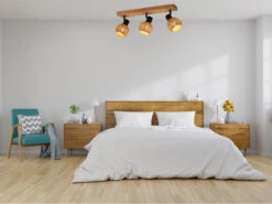 MeineWunschleuchte Deckenstrahler TAVAR 3-flammig Holz Mit Rattan Schirmen In Natur 9 MeineWunschleuchte Deckenstrahler TAVAR 3-flammig Holz Mit Rattan Schirmen In Natur -Licht Welt Geschaft deckenstrahler tavar 3 flammig holz mit rattan sch 3