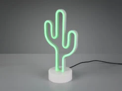 Reality Leuchten Deko LED Tischleuchte CACTUS Batterie- Oder USB Betrieben, Höhe 29cm