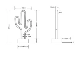 Reality Leuchten Deko LED Tischleuchte CACTUS Batterie- Oder USB Betrieben, Höhe 29cm 15 Reality Leuchten Deko LED Tischleuchte CACTUS Batterie- Oder USB Betrieben, Höhe 29cm -Licht Welt Geschaft deko led tischleuchte cactus batterie oder usb bet 6
