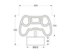 Reality Leuchten Deko LED Tischleuchte CONTROL Batterie- Oder USB Betrieben, Höhe 18cm 10 Reality Leuchten Deko LED Tischleuchte CONTROL Batterie- Oder USB Betrieben, Höhe 18cm -Licht Welt Geschaft deko led tischleuchte control batterie oder usb be 4