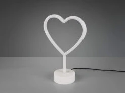 Reality Leuchten Deko LED Tischleuchte HEART Batterie- Oder USB Betrieben, Höhe 30cm -Licht Welt Geschaft deko led tischleuchte heart batterie oder usb betr 4