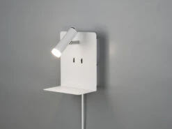 Trio Leuchten Design LED Wandleuchte ELEMENT In Weiß Matt Mit USB Ladebuchse Und Ablage 13 Trio Leuchten Design LED Wandleuchte ELEMENT In Weiß Matt Mit USB Ladebuchse Und Ablage -Licht Welt Geschaft design led wandleuchte element in weiss matt mit u 2