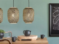 Fischer & Honsel Design Pendelleuchte HUMMEL 3 Flammig - Lampenschirme Mit Bambus Korbgeflecht 10 Fischer & Honsel Design Pendelleuchte HUMMEL 3 Flammig - Lampenschirme Mit Bambus Korbgeflecht -Licht Welt Geschaft design pendelleuchte hummel 3 flammig lampenschirm 4