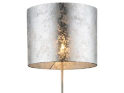 Globo Design Stehlampe AMY Mit Stoffschirm Silberfarbig, Höhe 160cm 7 Globo Design Stehlampe AMY Mit Stoffschirm Silberfarbig, Höhe 160cm -Licht Welt Geschaft design stehlampe amy mit stoffschirm silberfarbig 1 2