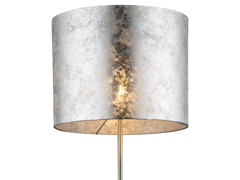 Globo Design Stehlampe AMY Mit Stoffschirm Silberfarbig, Höhe 160cm 3 Globo Design Stehlampe AMY Mit Stoffschirm Silberfarbig, Höhe 160cm – Bild 3