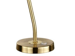 Trio Leuchten Flexible LED Schreibtischleuchte CURTIS Messing Matt, 4-Stufen Dimmer -Licht Welt Geschaft detailbild leuchtenfuss