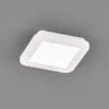 Reality Leuchten Dimmbare LED Deckenleuchte CAMILLUS Flache Badezimmerlampe 17x17cm Weiß IP44