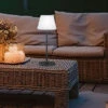 FHL Easy Dimmbare Outdoor Akku Tischlampe FLUS Ohne Stromkabel - Höhe 38cm