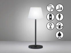 FHL Easy Dimmbare Outdoor Akku Tischlampe FLUS Ohne Stromkabel - Höhe 38cm -Licht Welt Geschaft dimmbare outdoor akku tischlampe flus ohne stromka 3