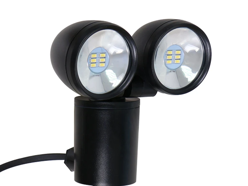 GAO Doppel LED-Scheinwerfer Mit Erdspiess / Gartenscheinwerfer 6 Watt 2 GAO Doppel LED-Scheinwerfer Mit Erdspiess / Gartenscheinwerfer 6 Watt – Bild 2