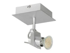 Ranex Dreh-/schwenkbarer LED Deckenspot Einflammig, Aluminium Gebürstet, Inkl. LED LM