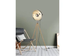 Trio Leuchten Dreibein Stehleuchte DELHI Mit Schwenkbarem Reflektor, H: 157cm -Licht Welt Geschaft dreibein stehleuchte delhi mit schwenkbarem reflek 3