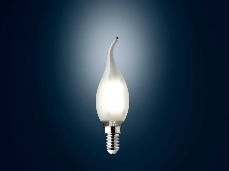 Wofi E14 Filament LED - 3 Watt, 320 Lumen, Warmweiß, Ø 3,5cm- Extern Dimmbar, Weiß 2 Wofi E14 Filament LED - 3 Watt, 320 Lumen, Warmweiß, Ø 3,5cm- Extern Dimmbar, Weiß – Bild 2