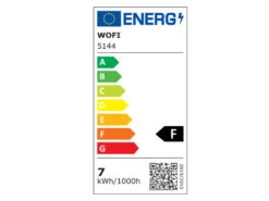 Wofi E27 Filament LED - 6 Watt, 680 Lumen, Warmweiß, Ø12cm - Extern Dimmbar -Licht Welt Geschaft e27 filament led 6 watt 680 lumen warmweiss 12cm e 2