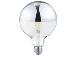 Trio Leuchten E27 Filament LED - 7 Watt, 680 Lumen, Warmweiß, Ø12,5cm - Extern Dimmbar