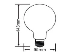 Trio Leuchten E27 Filament LED - 8 Watt, 806 Lumen, Warmweiß, Ø9,5cm - 3 Stufen Dimmer 7 Trio Leuchten E27 Filament LED - 8 Watt, 806 Lumen, Warmweiß, Ø9,5cm - 3 Stufen Dimmer -Licht Welt Geschaft e27 filament led 8 watt 806 lumen warmweiss 95cm 3 2