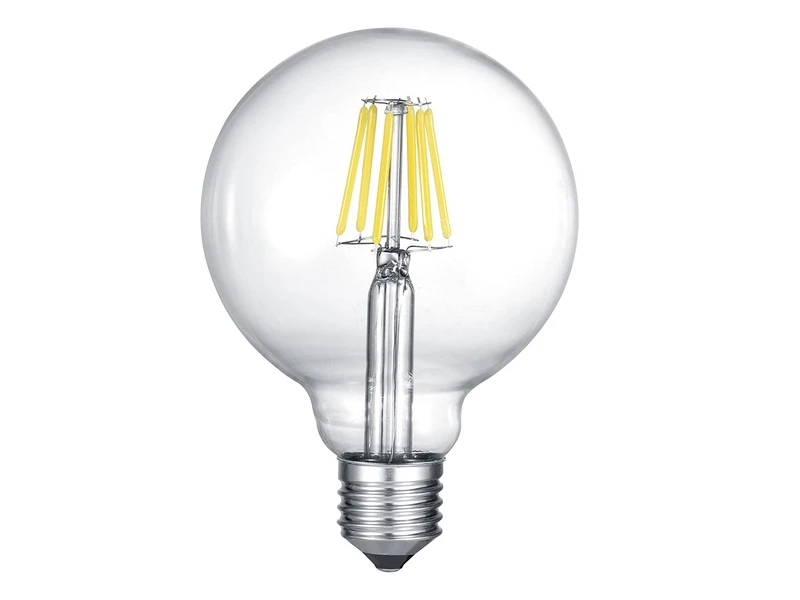 Trio Leuchten E27 Filament LED - 8 Watt, 806 Lumen, Warmweiß, Ø9,5cm - 3 Stufen Dimmer 1 Trio Leuchten E27 Filament LED - 8 Watt, 806 Lumen, Warmweiß, Ø9,5cm - 3 Stufen Dimmer