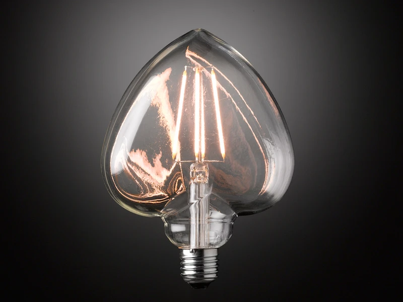 Wofi E27 Filament LED Herz - 4 Watt, 300 Lumen, Warmweiß - Nicht Dimmbar 2 Wofi E27 Filament LED Herz - 4 Watt, 300 Lumen, Warmweiß - Nicht Dimmbar – Bild 2
