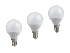 Trio Leuchten E27 LED 3 Stk. - 5 Watt, 400 Lumen, 3000 Kelvin Warmweiß, Ø4,5cm - Nicht Dimmbar
