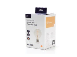 Perel E27 LED WIFI, 6,5 Watt 555 Lumen, 2200-2700 Kelvin, Ø12,5cm, Per App Steuerbar -Licht Welt Geschaft e27 led wifi 65 watt 555 lumen 2200 2700 kelvin 12 6