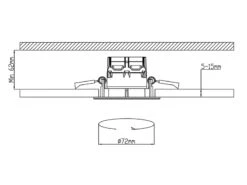 Trio Leuchten Eckiger LED Deckeneinbaustrahler ZAGROS Dimmbar In Schwarz Matt, IP65 9 Trio Leuchten Eckiger LED Deckeneinbaustrahler ZAGROS Dimmbar In Schwarz Matt, IP65 -Licht Welt Geschaft eckiger led deckeneinbaustrahler zagros dimmbar in 8