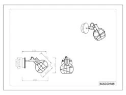 Trio Leuchten Einflammiger Wandstrahler MADRAS Mit Retro Drahtgeflecht Aus Metall In Silber -Licht Welt Geschaft einflammiger wandstrahler madras mit retro drahtge 5