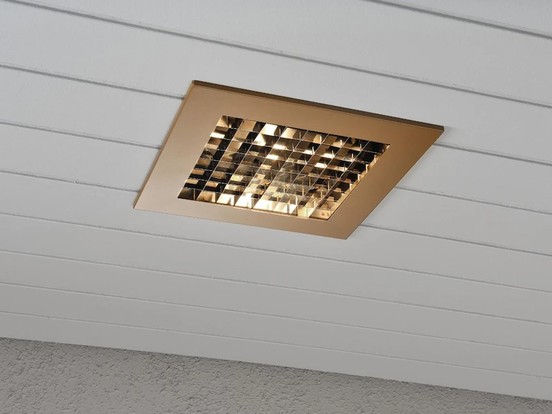 Konstsmide Elegante Deckeneinbauleuchte Aluminium Kupfer Lackiert E27, 27 X 27 Cm 3 Konstsmide Elegante Deckeneinbauleuchte Aluminium Kupfer Lackiert E27, 27 X 27 Cm – Bild 3