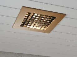 Konstsmide Elegante Deckeneinbauleuchte Aluminium Kupfer Lackiert E27, 27 X 27 Cm