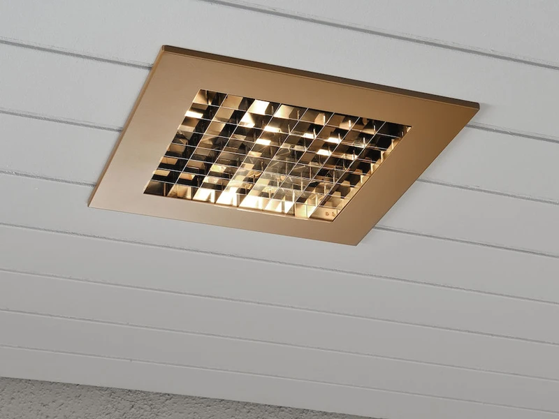 Konstsmide Elegante Deckeneinbauleuchte Aluminium Kupfer Lackiert E27, 27 X 27 Cm 1 Konstsmide Elegante Deckeneinbauleuchte Aluminium Kupfer Lackiert E27, 27 X 27 Cm