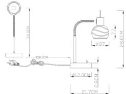 Globo Elegante LED Tischleuchte ELLIOTT Flexibel, Glasschirm Satiniert 7 Globo Elegante LED Tischleuchte ELLIOTT Flexibel, Glasschirm Satiniert -Licht Welt Geschaft elegante led tischleuchte elliott flexibel glassch 2