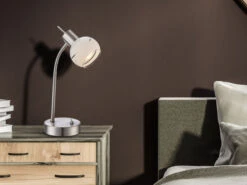 Globo Elegante LED Tischleuchte ELLIOTT Flexibel, Glasschirm Satiniert 8 Globo Elegante LED Tischleuchte ELLIOTT Flexibel, Glasschirm Satiniert -Licht Welt Geschaft elegante led tischleuchte elliott flexibel glassch 3