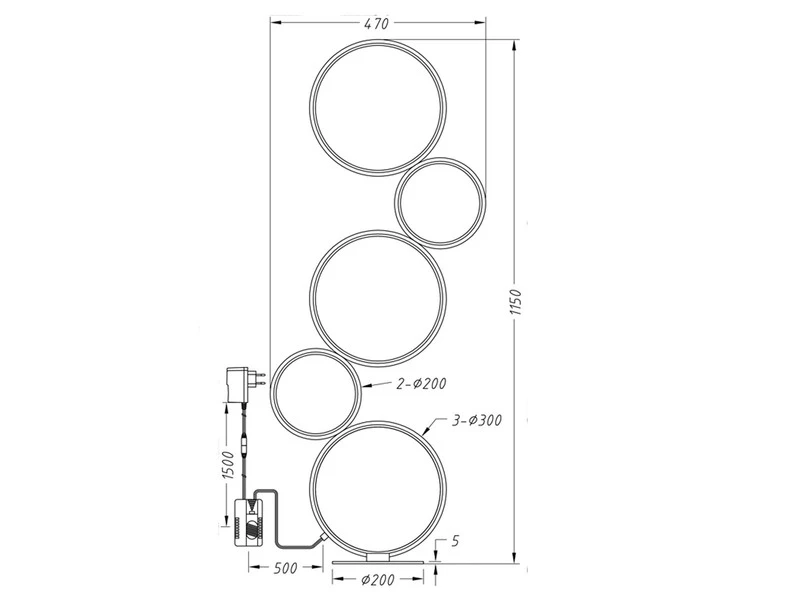Trio Leuchten Flache LED RONDO Ringleuchte Stehlampe Mit Fußschalter Aus Metall In Weiß Matt 4 Trio Leuchten Flache LED RONDO Ringleuchte Stehlampe Mit Fußschalter Aus Metall In Weiß Matt – Bild 4