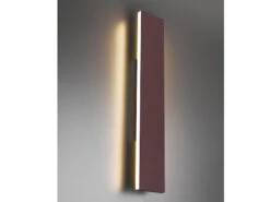 Trio Leuchten Flache LED Wandleuchte 2er Set Up & Down Light Rostoptik - 3 Stufen Dimmer 47cm -Licht Welt Geschaft flache led wandleuchte 2er set up down light rosto 4