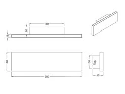 Trio Leuchten Flache LED Wandleuchte 2er Set Up & Down Light Weiß Matt -3 Stufen Dimmer 28cm 8 Trio Leuchten Flache LED Wandleuchte 2er Set Up & Down Light Weiß Matt -3 Stufen Dimmer 28cm -Licht Welt Geschaft flache led wandleuchte 2er set up down light weiss 2