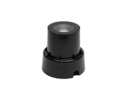 Konstsmide Flacher LED Bodeneinbaustrahler Klares Glas Mit Schwarzem Rand Ø9,2cm, IP65 -Licht Welt Geschaft flacher led bodeneinbaustrahler klares glas mit sc 2