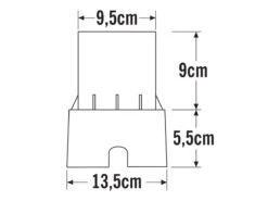 Konstsmide Flacher LED Bodeneinbaustrahler Klares Glas Mit Schwarzem Rand Ø9,2cm, IP65 -Licht Welt Geschaft flacher led bodeneinbaustrahler klares glas mit sc 5