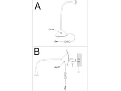 Reality Leuchten Flexible LED Schreibtischleuchten 2er SET In Schwarz, Auch Wandmontage Möglich -Licht Welt Geschaft flexible led schreibtischleuchten 2er set in schwa 4
