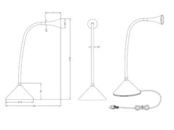 Reality Leuchten Flexible LED Schreibtischleuchten 2er SET In Schwarz, Auch Wandmontage Möglich -Licht Welt Geschaft flexible led schreibtischleuchten 2er set in schwa 5