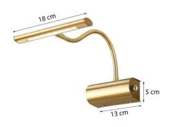 Trio Leuchten Flexible LED Wandleuchte / Bilderleuchte CURTIS Messing Matt, Drehdimmer 11 Trio Leuchten Flexible LED Wandleuchte / Bilderleuchte CURTIS Messing Matt, Drehdimmer -Licht Welt Geschaft flexible led wandleuchte bilderleuchte curtis mess 3