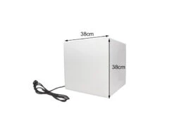 Perel Gartenleuchte Würfel Mit Erdspieß & 3m Kabel, IP65 - 38x38cm -Licht Welt Geschaft gartenleuchte wuerfel mit erdspiess 3m kabel ip65 1 3