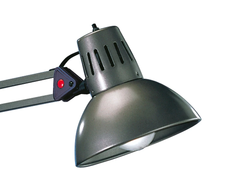 Trio Leuchten Gelenkleuchte/Klemmlampe, E27, Höhe Max. 90cm Verstellbar, Aluminiumfarben 2 Trio Leuchten Gelenkleuchte/Klemmlampe, E27, Höhe Max. 90cm Verstellbar, Aluminiumfarben – Bild 2